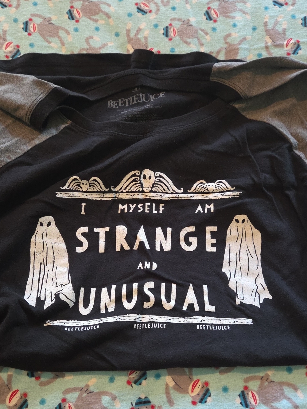 Torrid Black Graphic Tee - "I Myself Am Strange and Unusual"